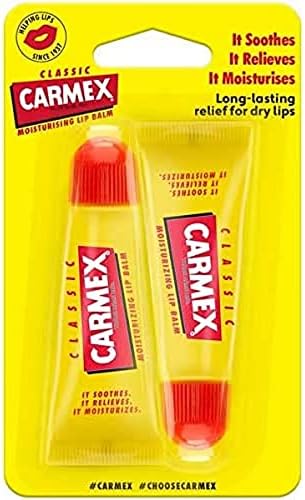 Carmex CLASSIC Moisturising Lip Balm Tube For Dry & Chapped Lips 10g