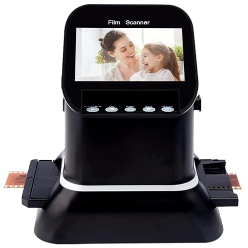 Digital Film Scanner, schermo LCD ad alta risoluzione 1080P, converte negativi e diapositive in formato digitale JPEG