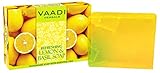Lemon Basil Bar Soap (DOUBLE SIZE) - Handmade Herbal Soap (Aromatherapy) with 100% Pure Essential Oils - ALL Natural - Natural Skin Whitener - Each 5.3 Oz - Pack of 3 (1 Lb) - Vaadi Herbals