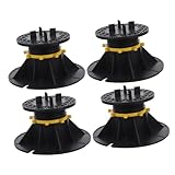 Lurrose Supporto Per Pavimento Esterno Base Per Regolabile Piedistallo Per In Plastica Sup...