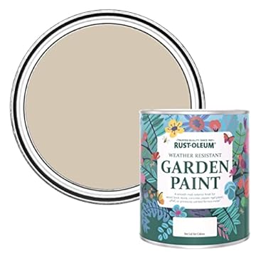 Rust-Oleum Beige Mould-Resistant Garden Paint In Matt Finish - Butterscotch 750ml