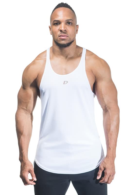 Bodybuilders Plain Gym Vests DECISIVE FITNESSSlim Fit Gym Stringer