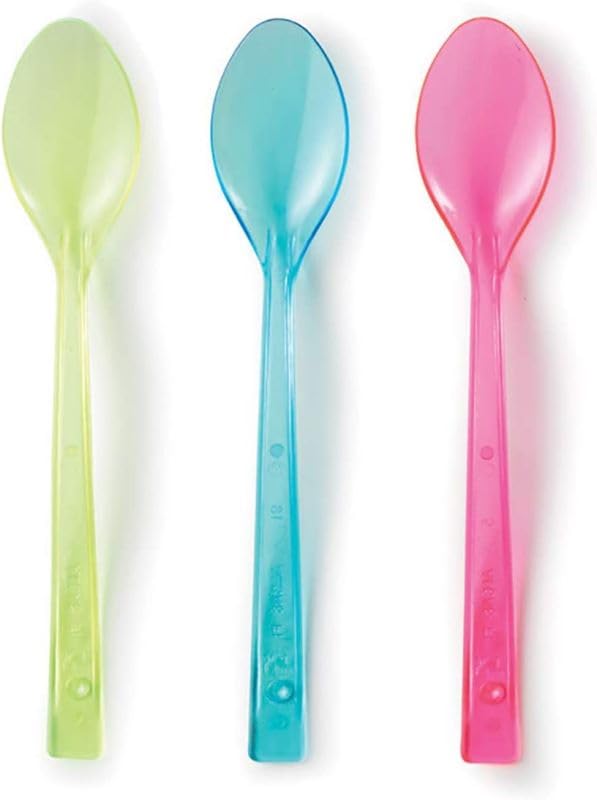 CUCCHIAINI GRANITA CM13 X1KG RIUSABILI COLORATI TRASP-FUCSIA-CELESTE
