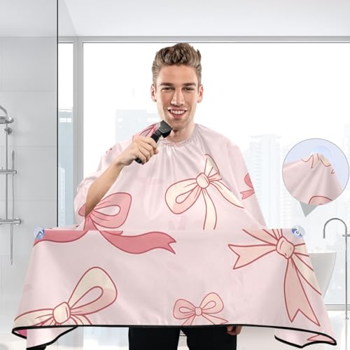 Capa para corte de cabello impermeable profesional MAOBLYR con cierre ajustable de broches para barbería y estilismo miniatura 6