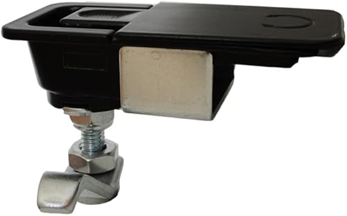 Miniatura 3 de 2 pestillos de compresión sellados al ras con palanca de gatillo de elevación y giro, agarre ajustable, color negro