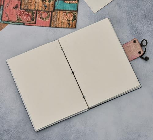 Image of Handmade Eco-Friendly Diary | Butterfly Design Hardcover Journal with Lock & Recycled Paper for Notes & Writing