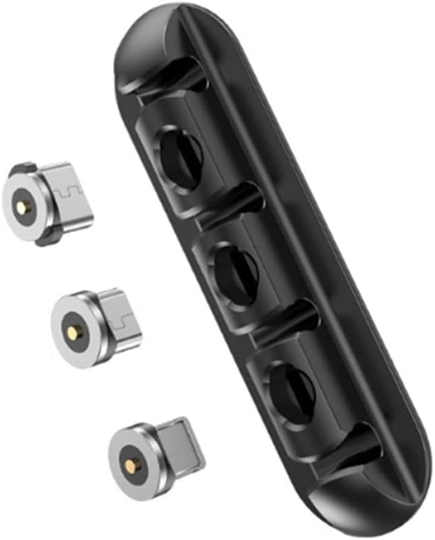 Silicone Cable Organizer Holder Winder Magnetic Plug Box Case Clips Management Protector(C)