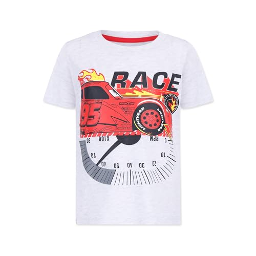 Disney Pixar Cars Lightning McQueen Boys 4 Pack T-Shirt for Toddler and Big Kids3