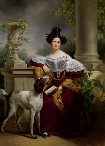 Impression d'affiches Jan Janszoon Kruseman Mme Provo Kluit Assink portrait toile 60x90cm