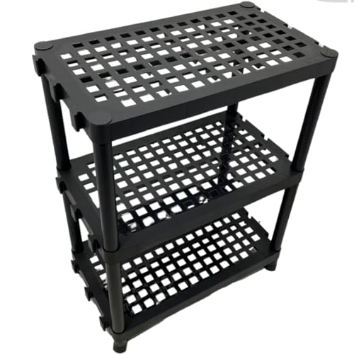Estante Prateleira Modular 3 Andar Reforçada Organizadora Livros Cozinha Quarto Lavanderia Sapateira