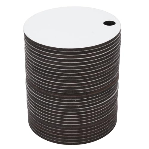 Creacom 30 個ラウンド昇華タグ熱昇華スタンピングブランクプレート 40 オンスガラスカップ装飾用