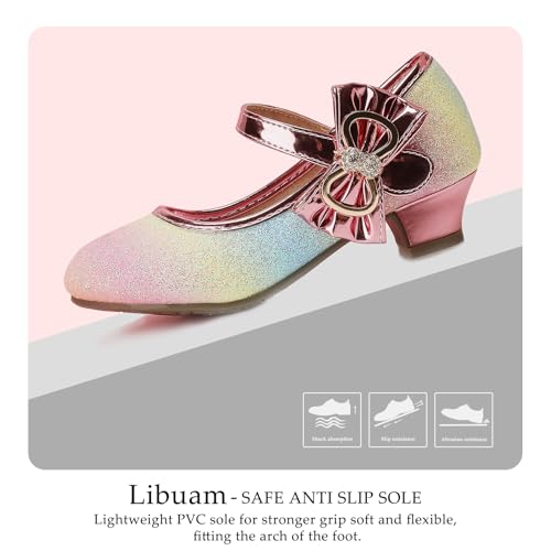 Girls Dress Shoes Toddler Princess Shoes Glitter Flower Little Girl Flats Mary Jane Heels for Party Wedding4 Girls Dress Shoes Toddler Princess Shoes Glitter Flower Little Girl Flats Mary Jane Heels for Party Wedding4