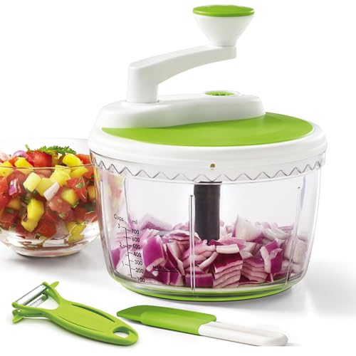 Starfrit 2 Speed PRO Food Processor - Chop, Whip and More! Ideal for Salsa, Baby Food, Hummus, Dips,...