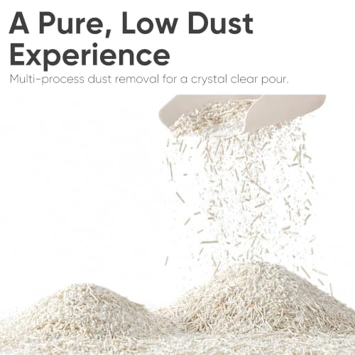 Image of FUKUMARU Tofu Cat Litter, Cassava Blend, Clumping, Odor Control, 18lb | Cassava Blend, Firm Clumping, Easy Scooping, Odor Control, Gardenia Scent
