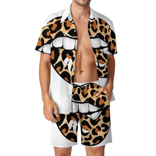 Ensemble chemise hawaïenne homme et short de plage contre la chaleur d'été S