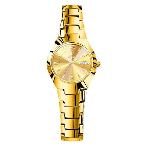 Image of OLEVS Watch Women Luxury Stainless Steel Small Wrist Dress Waterproof Analog