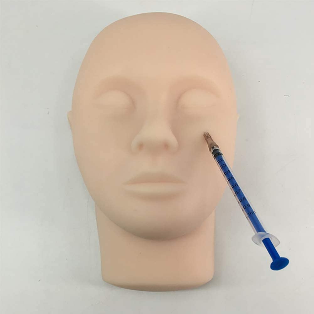 Amazon.co.jp: ラバー練習トレーニングヘッド美容マネキン人形フェイス