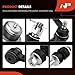 A-Premium 6Pcs Front Suspension Kit, Upper Control Arm Lower Ball Joint Sway Bar Link, Compatible with Ford Ranger 2002-2011, Mazda B3000 2002-2007, B4000 2002-2009, with Front Torsion Bar