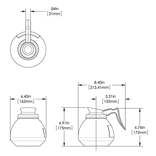 image for Bunn-O-Matic BUNN Coffee Pot Decanter/Carafe Black Regular - New Glass