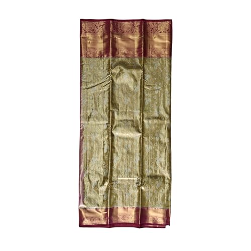 Generic pure gold zari silk saree in pure silk – image 4