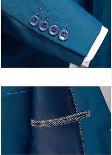 Men’s Tuxedo Suit Set Slim Fit Vest Pants 3 Piece Business Formal Outfit for Special Events2