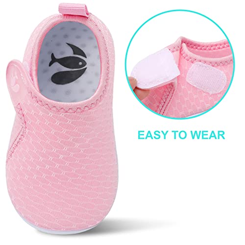 Image of FEETCITY Baby Boys Girls Water Sport Shoes Barefoot Kids Aqua Socks Quick-Dry Beach Swim Pool Shoes