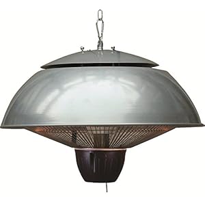 Garden Impressions Verwarmingsstraler, 1500 W, bordeaux/royal grijs