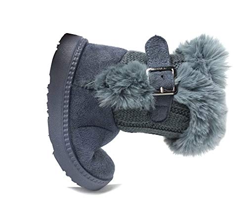 Image of REDVOLUTION SnowStar Snow Boots for Kids - Warm Winter Boots with Snowflake Print for Toddlers & Little Kids