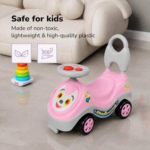 Image of Mini Car Toy for Kids, Push and Go Vehicle for Boys and Girls, Small Car Play Toy with Smooth Wheels, Fun Indoor Play for Ride on for Kids 1 to 3 Years Upto 25 Kgs