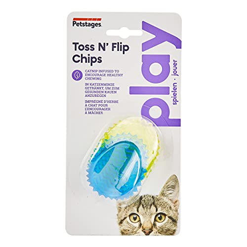 Catstages Toss N' Flip Chips - Kauspielzeuge für Katzen - mit Katzenminze