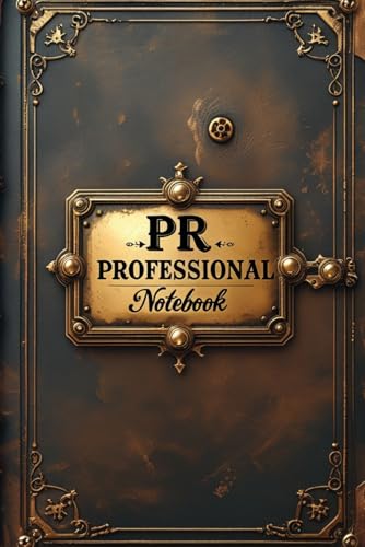 PR professional notebook: lined journal for men women coworker