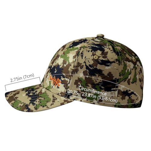 Image of BASSDASH Camo Fishing Hunting Hat Unisex Adjustable Baseball Cap