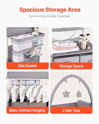 Table à langer à roulettes VEVOR pour simplifier le bain bébé