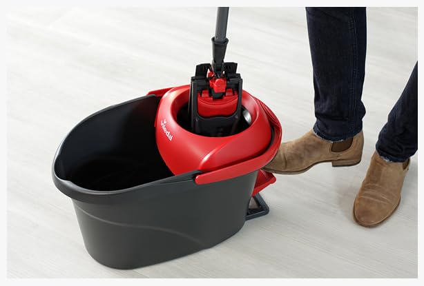 Vileda Ultramax Turbo 2in1 Bodenwischer Komplett Set, Wischmopp mit Stiel
