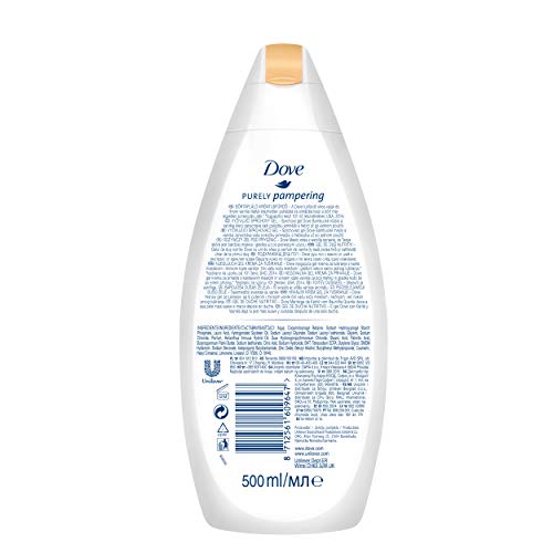 Dove Purely Pampering Body Wash, Shea Butter With Warm, White, Vanilla, 16.9 Oz (Pack Of 4) #TOP1