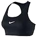 NIKE New Women 's Victory Compression Bra Binary, Black /Black, Medium