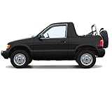 AutoBerry Brand Compatible with KIA Sportage 1996-2002 Convertible Soft Top Replacement (Clear Window)