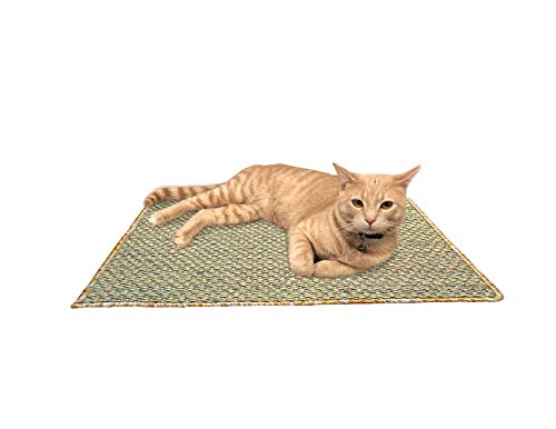 Mats Avenue Cat Scratch Pad Claw pad and Sleeping mat Hand Crafted in Sisal with Anti-Slippery Rubber Backing and Wool Yarn End Stitching 40 x 60 CM (Heavy Ribbed Sisal) (B08NYYFN37) Amazon Price History, Amazon Price Tracker