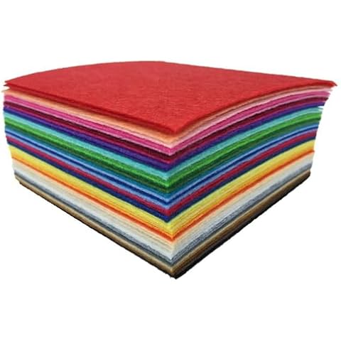 44pcs Nonwoven Acrylic Felt Craft Sheets Cover