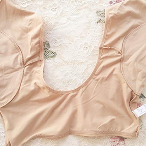 SUPVOX Suéter para axila, colete respirável, roupa íntima para esportes femininos (Bege tamanho G),