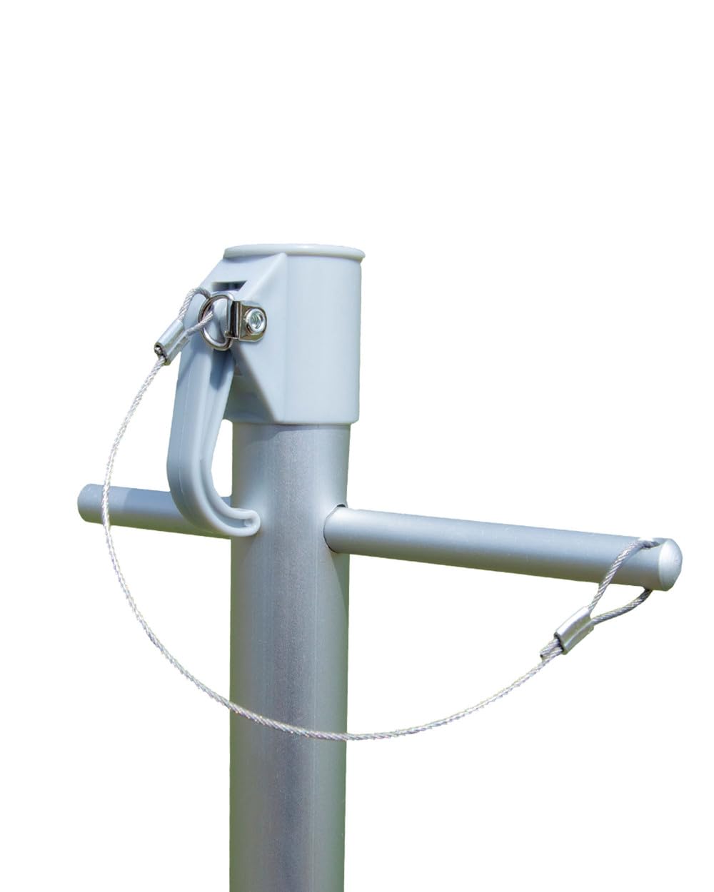 SUN & SURF Sombrilla de Playa Premium con Ventilación 240 cm Mástil Inclinable Punta Twister y Junta de Doble Seguridad UPF 50+ UV