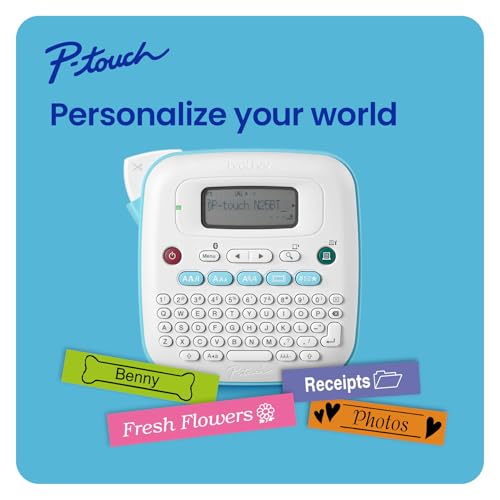 image for Brother P-Touch PT-N25BT Personal Connected Label Maker, Bluetooth, Fr
