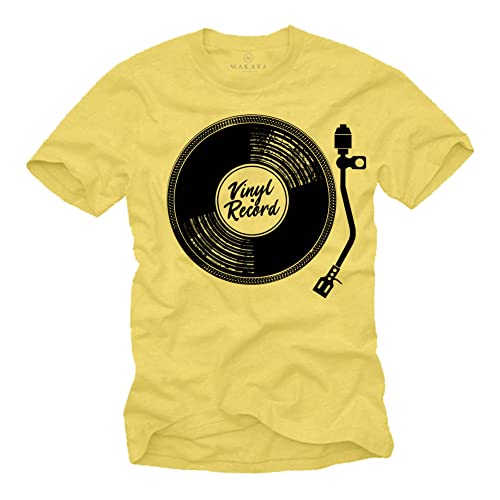 MAKAYA Men's Short Sleeve T-Shirt - Hip Hop Musica 80's DJ T-Shir...