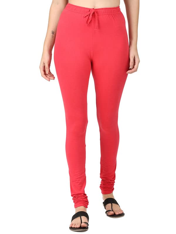Image of Robinbosky Cotton Churidhar Leggings for Women - Stylish, Stretchable & Flattering Fit for All-Day Comfort