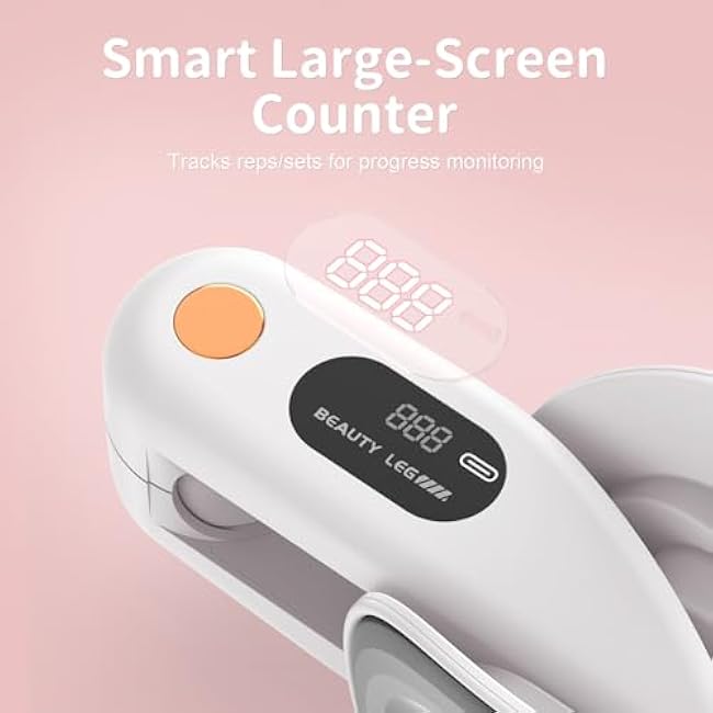 Thigh Trainer Kegel Exerciser 15-35lbs Adjustable Resistance, Pelvic Floor Trainer, Kegel Trainer for Postpartum Rehabilitation, Trimmer Inner Thigh, Thigh Toner Workout