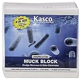 Kasco Macro Zyme Time Release Muck Block Beneficial Bacteria | Muck Remover for Ponds & Lakes | Non-Chemical Lake & Pond Treatment for Eliminating Sludge & Odors | Treats Up to 6 Acre-feet 6 lb.