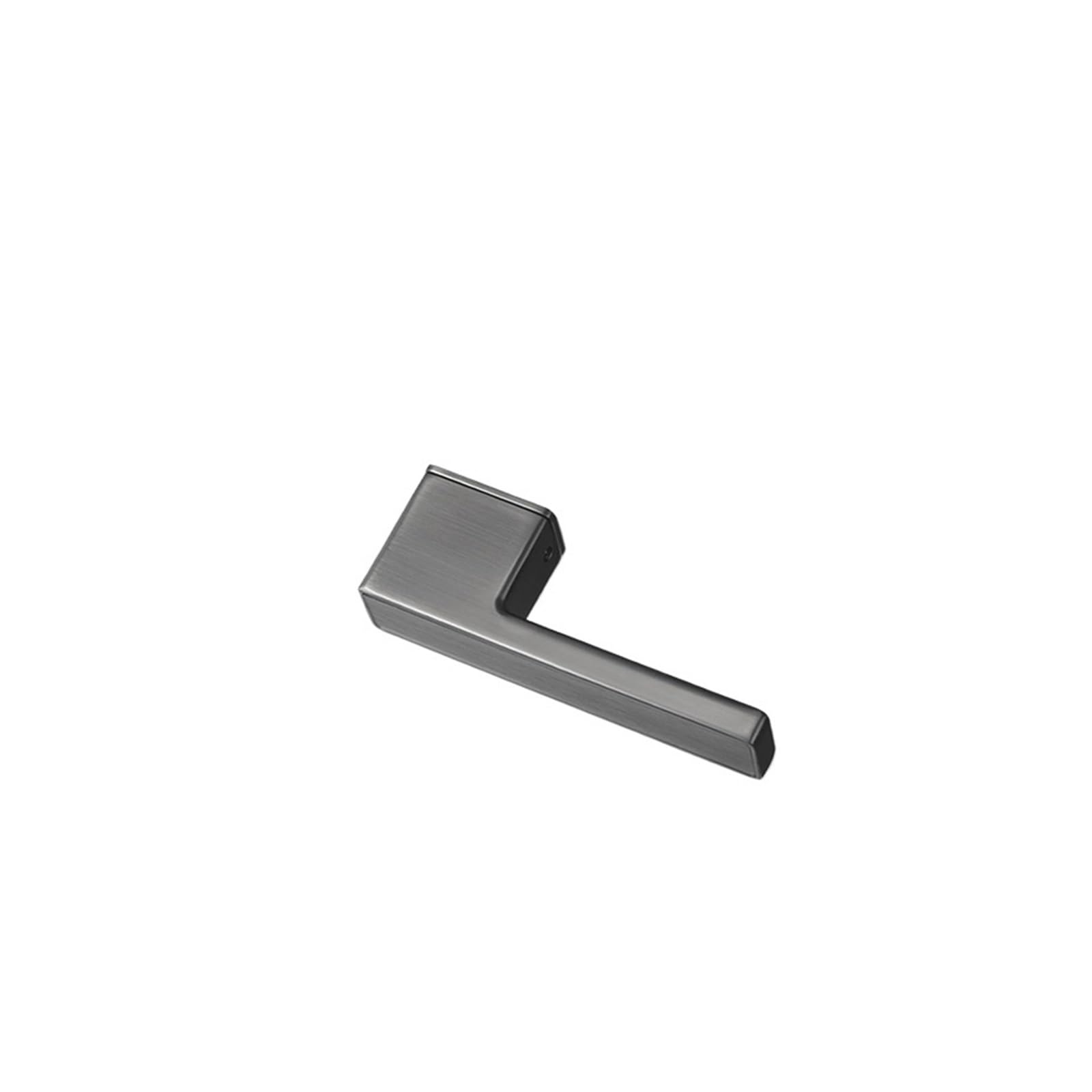 Serrure porte magnétique silencieuse finie en gris minimaliste pour porte de chambre 35-50mm