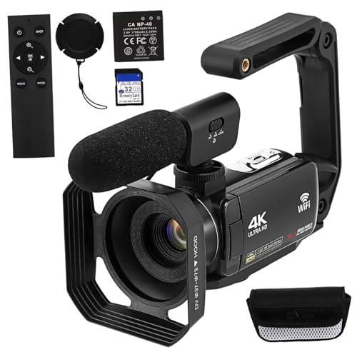 Caméra vidéo numérique HD écran tactile stabilisateur appareil enregistrement vidéo portable