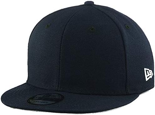 New Era Custom Blank 9FIFTY Adjustable Snapback Cap, Navy