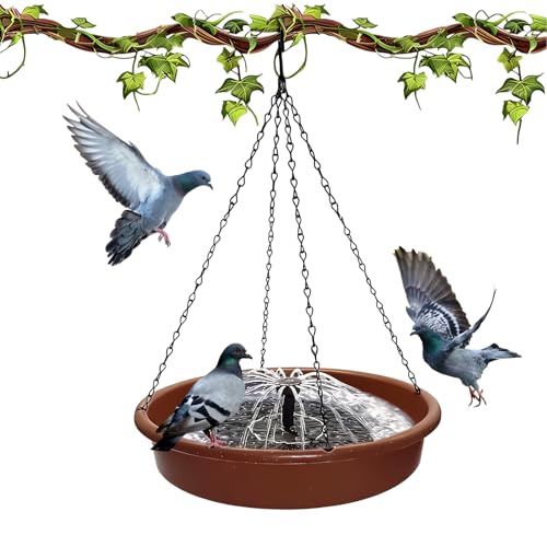 de Agua para pájaros, Cuenco de Agua para pájaros, Cuenco de Agua para Mascotas, Loros, pajarera, Monje, hogar, jardín, Patio, paisajismo, Parque al Aire Libre